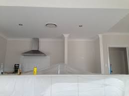 Dulux Grey Pebble Quarter Strength Colorful Interiors Grey Color Scheme Colored Ceiling