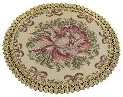 (1) sur la table brasserie vinyl placemat. Set Of 2 Modern Placemats Embroidery Round Placemats Dining Table Mats Traditional Placemats By Blancho Bedding Houzz