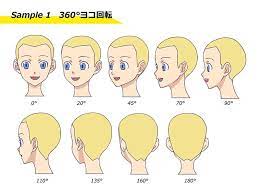 角度のついた顔を描きやすくする4つのコツ いちあっぷ 顔を描く 顔 アオリ