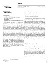 Pdf A Mediterranean Diet Supplemented With Nuts Or Virgin Olive Oil Increases Total Polyphenol Excretion And Plasma Nitric Oxide And Significantly Decreases Blood Pressure