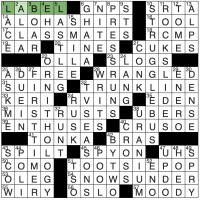 We did not find results for: Saturday January 23 2021 Diary Of A Crossword Fiend