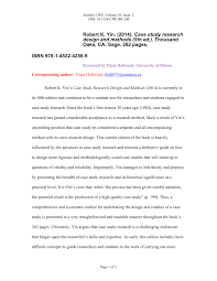 Case study analysis example 1 what is the case study research method and the student's task is to analyze those facts and questions and identify key opportunities and. Pdf Robert K Yin 2014 Case Study Research Design And Methods 5th Ed Thousand Oaks Ca Sage 282 Pages