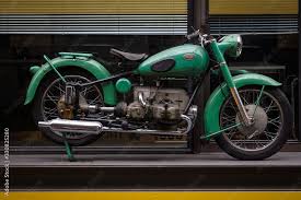 Image result for Green 1951 Motorcycle