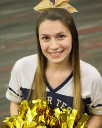 Time for another team member introduction! ~~~~~~~~~~~~~💙💛~~~~~~~~~~  Name: Colleen Welch Hometown: Burlington, MA Major: Business management  Position: Back spot What's is your why for cheer: My why is because my  first year