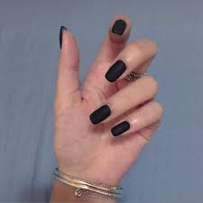 Recreate this look or try to. Fdesigner Matte False Nails Square Fake Nail Art Accessories Nude Short Press On Nail Full Cover Acrylic Nail Tips Artificial Nail Decoration For Wedding Party Festival Black Buy Online In Mongolia At