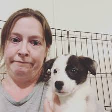 NOT FOR SALE Weigh in, stress positions, sounds and smells followed by  puppy massage, oh to be a puppy 🥰🥰