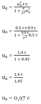 Contoh Soal Kecepatan Relatif