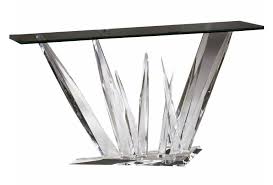 Check Out The Deal On Crystals Console At Eco First Art Giant Crystal Custom Made Furniture Crystals