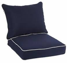 The high back cushion covers are 6 thick and 17 high, and the seat cover is 6 thick by 28 wide. White Patio Furniture Deep Seat Cushions For Sale Ebay