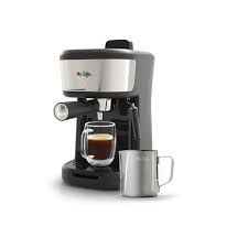 This machine is an excellent option for those who like variety in their coffee drinks, or households shared by espresso, cappuccino, and latte drinkers. Mr Coffee 4 Shot Steam Espresso Cappuccino And Latte Maker With Stainless Steel Frothing Pitcher Target