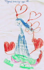 Megan S Drawing Age 4