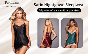 Skip to main search results. Satin Chemise Sexy Lingerie Halter Dress Lace Nightgown Sleepwear For Women At Amazon Women S Clothing Store