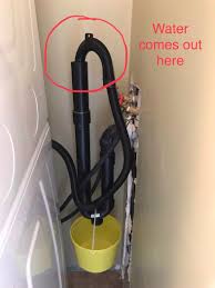 If you go into the bathroom and look under your bathroom faucet you. Water Squirts Out Top P Trap Every Time Washing Machine Starts In New House Any Ideas More Info In Comments Plumbing