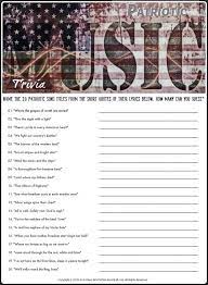 Some are easy, some hard. July 4th Songs A Trivia Of Patriotic Lyrics