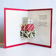 You have made a christmas present pop up card. Splitcoaststampers Card Making Rubber Stamping Paper Crafting
