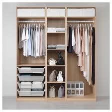 Pax Armoire Penderie Effet Chene Blanchi Ikea Armoire Penderie Amenagement Placard Dressing Design