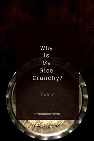 Why Is My Rice Crunchy 4 Easy Tips To Fix The Problem Sprout Monk