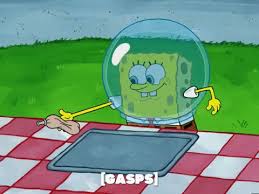 Patrick accidentally takes spongebob's doughnut; Season 5 Episode 10 Gif By Spongebob Squarepants Find Share On Giphy