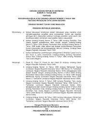 Undang nomor 5 tahun 1986 tentang. Uu No 51 Tahun 2009 Perubahan Kedua Atas Undang Undang Nomor 5 Tahun