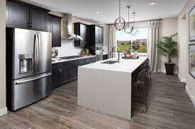 Waterfall Island Home Kitchens New Kitchen Designs Kitchen Living
