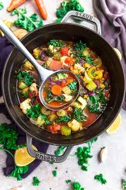 Detox Vegetable Soup An Easy One Pot Recipe Perfect For Getting Back On Track For The New Year Detox Vegetable Soup Homemade Veggie Soup Healthy Soup Recipes