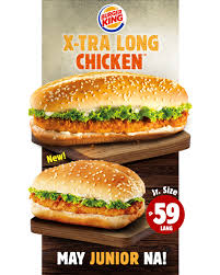 Si X Tra Long Chicken May Junior Na Burger King Philippines Facebook El rey de burger king besa a ronald mcdonald's en peculiar campaña. si x tra long chicken may junior na