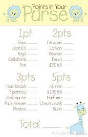 Instant Download On Etsy Baby Boy Shower Game Points In Your Purse By Design By Kristin Lynn Jun Boy Baby Shower Games Baby Boy Shower Baby Shower Planning