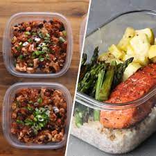 If you have a healthy meal ready to eat when you're hungry, you're more likely to stick to portions that will help you reach your health, fitness, or before you begin to prepare your week's worth of healthy meals, you need to have all of your ingredients. 5 Easy Healthy Meal Prep Recipes