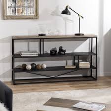 2 étagères ikea lerberg (14,95€ pièce) 4 planches de bois (ici 145*35cm, mais la dimension dépend du résultat voulu): Etagere 3 Niveaux Style Industriel Carmen 3 Suisses