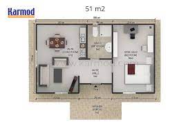 Wood homes plans sten 144 m² sten has two terraces in ground floor, balcony and internal sauna. Single Storey Prefab House Plans