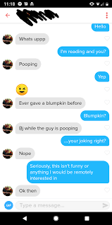 You Guys Find This Cute - Blumpkin Sex Act on Tinder