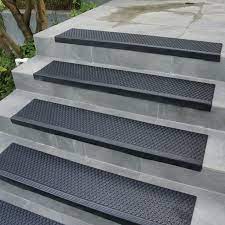 Grip Tight Rubber Stair Treads 6 Pack Outdoor Stairs Garden Bed Layout Stair Treads
