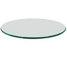 36 Inch Round Glass Table Top 1 2 Inch Thick Clear Tempered Glass With Ogee Edge Polished Walmart Com Round Glass Table Top Round Glass Table Tempered Glass Table Top