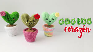 You can also make a patches out of it. Cactus Corazon Amigurumi Minasscraft Patrones Amigurumis