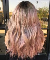 20 Rose Gold Hair Ideas From Bold To Subtle Hair Color Rose Gold Gold Blonde Hair Rose Gold Hair