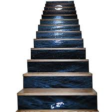 These multiplication stair graphics are available as 'sticker/decal' self adhesive graphics and rigid panels, and fit to the risers on your stairs. 25 Vinyl Stair Riser Decal Ideas Good Idea Or Abomination Home Stratosphere