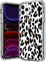 Amazon Com Bicol Iphone 11 Pro Max Case Clear With Designs Leopard Pattern Transparent Plastic Hard Back Case With Tp In 2020 Cute Phone Cases Protective Cases Iphone