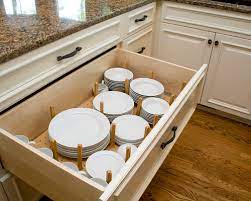 A lovely quality peg board for sitting inside drawers. Plate Stack Drawer Insert