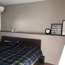 ベッド周り ふかし壁 アクセントクロス シンプル ベッドルーム などのインテリア実例 2017 01 10 10 56 13 roomclip ルームクリップ インテリア 家具 インテリア 部屋 インテリア