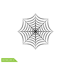 Ein spinnennetz ist eine von webspinnen (araneae), insbesondere auch den rezenten arten der gliederspinnen hergestellte konstruktion, die vorwiegend dem beutefang (fast immer insekten) dient. Kostenlose Spinnennetz Oben Vektorillustration Ai Svg Eps