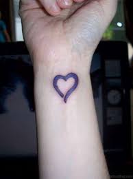 Purple Lily Tattoo Tattoo Ideas Wrist Tattoos For Women Heart Tattoo Wrist Purple Tattoos