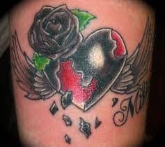 Rose heart tattoo design is a symbol of love, desire and friendship. Heart And Rose Tattoo Design Ideas Meanings And Pictures Tatring