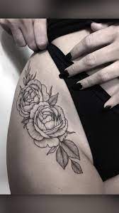 Pin By Kayla Weaver On Tattoos Floral Thigh Tattoos Hip Thigh Tattoos Hip Tattoos Women
