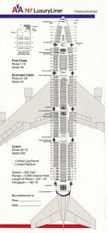 aa boeing 747 transcontinental passenger aircraft