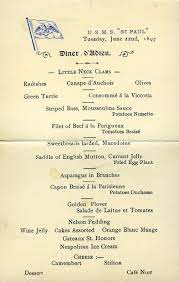 Know your menu at least a week in advance, but preferably even. Morris Family Recipes And Dining In Victorian America Morris Family Papers
