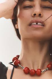 COLLIER FANTAISIE CERISES