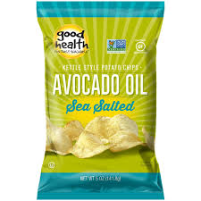 Good Health® Avocado Oil Kettle Chips Healthy, Sea Salt – Utz Quality Foods