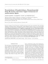 À tout moment, où que vous soyez, sur tous vos appareils. Pdf Neoselachians Chondrichthyes Elasmobranchii From The Lower And Lower Upper Cretaceous Of North Eastern Spain
