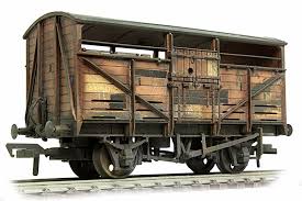 Bachmann 12t Br Bauxite Cattle Van Wagon Pro Weathered Look Ebay Model Railway Model Train Layouts Model Railroad