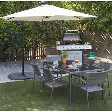 The homebase garden furniture department also offers a garden design service by linette applegate if you purchase from them, and homebase uk supplies a cast aluminium parasol set complete with quick dry cushions that are resistant to mildew and have an elegant floral printed design. Lindfield Rattan 6 Seater Rectangular Garden Furniture Set In Grey Modern Design 8 Rattan Garden Furniture Uk Garden Furniture Sets Garden Furniture Uk